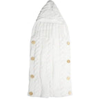 Warm Knitted Swaddle Sleeping Bag For Babies